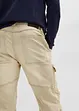 Jeans cargo elasticizzati regular fit, straight, bonprix