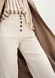 Jeans elasticizzati cropped straight, vita alta, bonprix
