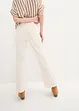 Jeans elasticizzati cropped straight, vita alta, bonprix
