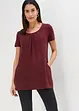 Maglia lunga con viscosa, bonprix