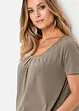 Maglia lunga con viscosa, bonprix