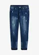 Jeans skinny cropped, vita bassa, bonprix