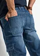 Jeans cargo a pinocchietto regular fit, straight, bonprix