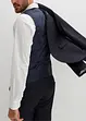 Completo (4 pezzi) giacca, pantaloni, gilet, cravatta, slim fit, bonprix