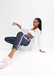 Jeans comodi con righe a contrasto, RAINBOW