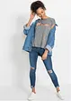 Maglia lunga in misto viscosa, bonprix