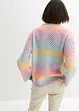Maglione traforato con effetto sfumato, bonprix