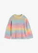 Maglione traforato con effetto sfumato, bonprix