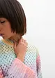 Maglione traforato con effetto sfumato, bonprix
