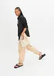 Camicia oversize con bottoni in puro cotone, bonprix