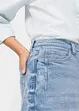 Jeans barrel shape in cotone biologico, vita alta, bonprix