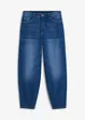 Jeans barrel shape in cotone biologico, vita alta, bonprix