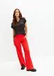 Maglia con inserto in satin, bonprix