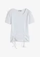 T-shirt a coste in puro cotone biologico, bonprix