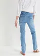 Jeans risvoltabili straight, a vita media, bonprix