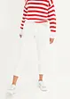 Jeans risvoltabili straight, a vita media, bonprix