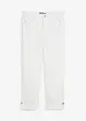 Jeans risvoltabili straight, a vita media, bonprix
