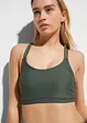 Tankini e reggiseno bustier (set 3 pezzi), bonprix