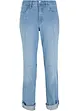 Jeans risvoltabili straight, a vita media, bonprix