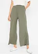 Pantaloni cropped in jersey di viscosa, bonprix