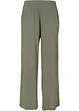 Pantaloni cropped in jersey di viscosa, bonprix