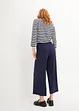 Pantaloni cropped in jersey di viscosa, bonprix
