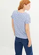 T-shirt fantasia con laccetto, bonprix