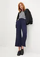Pantaloni cropped in jersey di viscosa, bonprix