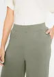 Pantaloni cropped in jersey di viscosa, bonprix