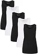 Top lungo in puro cotone (pacco da 5), bonprix