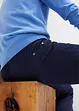 Pantaloni con elastico in vita in puro cotone regular fit, straight, bonprix
