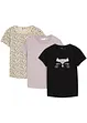 T-shirt in puro cotone biologico (pacco da 3), bonprix