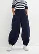 Pantaloni in twill di misto cotone elasticizzato, bonprix