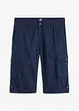 Bermuda cargo lunghi in misto lino, regular fit, bonprix