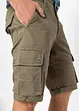 Bermuda cargo in puro cotone, regular fit, bonprix