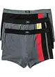 Boxer aderenti (pacco da 3) con comodo bordo elastico in vita, bonprix