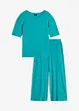 Tuta da casa a coste con pantaloni culotte, bonprix