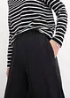Pantaloni in jersey cropped, vita alta (pacco da 2), bonprix