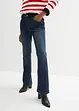 Jeans elasticizzati bootcut, a vita media, bonprix