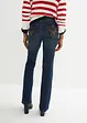 Jeans elasticizzati bootcut, a vita media, bonprix