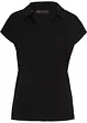 Maglia con colletto polo aperto, bonprix