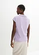 Maglia con colletto polo aperto, bonprix