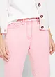 Pantaloni in twill cropped in look usato, bonprix