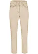 Pantaloni in twill cropped in look usato, bonprix