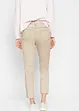 Pantaloni in twill cropped in look usato, bonprix