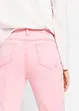 Pantaloni in twill cropped in look usato, bonprix