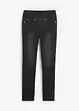 Jeans ultra elasticizzati con cinta comoda straight, vita media, bonprix