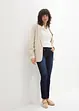 Jeans ultra elasticizzati con cinta comoda straight, vita media, bonprix