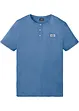 Maglia serafino a maniche corte in puro cotone biologico, bonprix