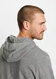 Felpa con zip, cappuccio e taglio comfort, bonprix